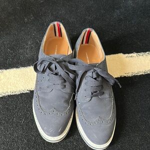 Tommy Hilfiger  Blue Flats with Modern Casual Design .